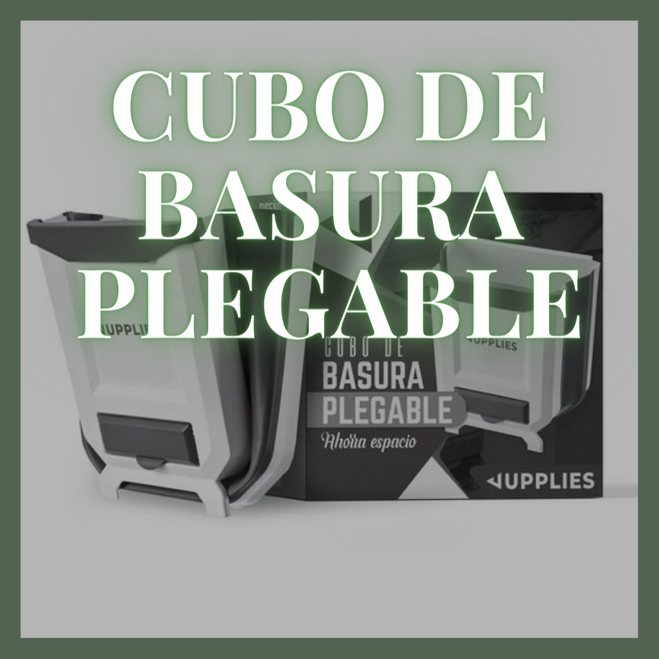 CUBO DE BASURA PLEGABLE - MAMATERE