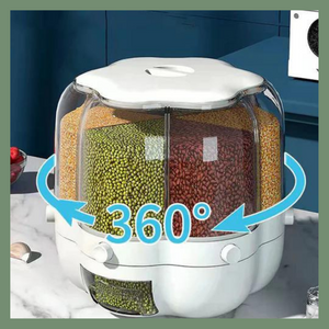 DISPENSADOR DE ALIMENTOS GIRATORIO 360º