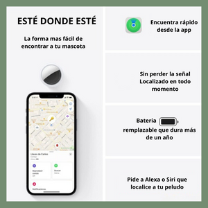 AIRTAG GPS PARA MASCOTAS - MAMATERE